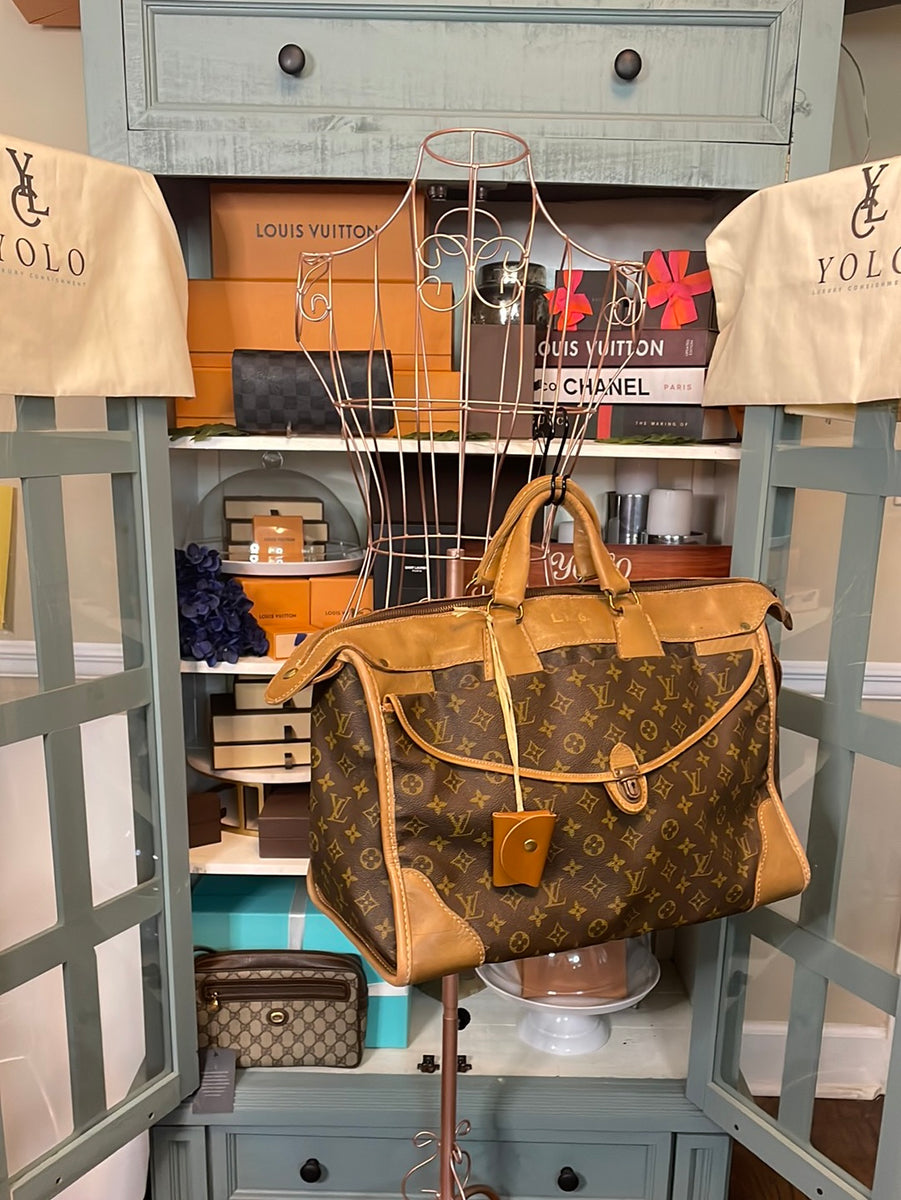 Authentic Preloved Louis Vuitton French Company Vintage Weekender