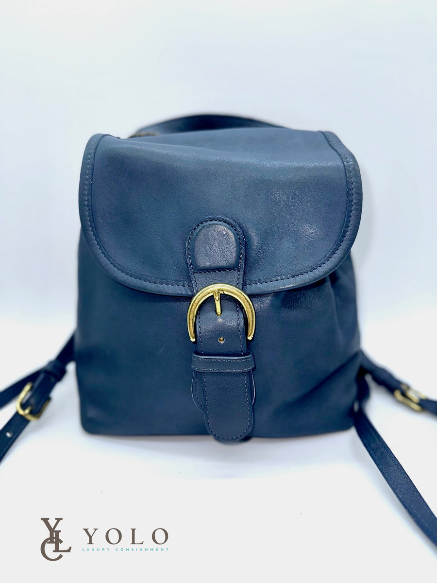 バッグ Vintage Coach Bantam mini Bantam Green Coach Vintage Bantam Handbag Backpack Mini Bottle Green