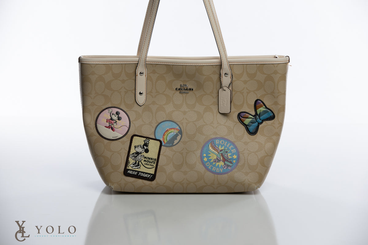 Coach Disney Collab Minnie Patch Tote – YOLO Luxury Consignment