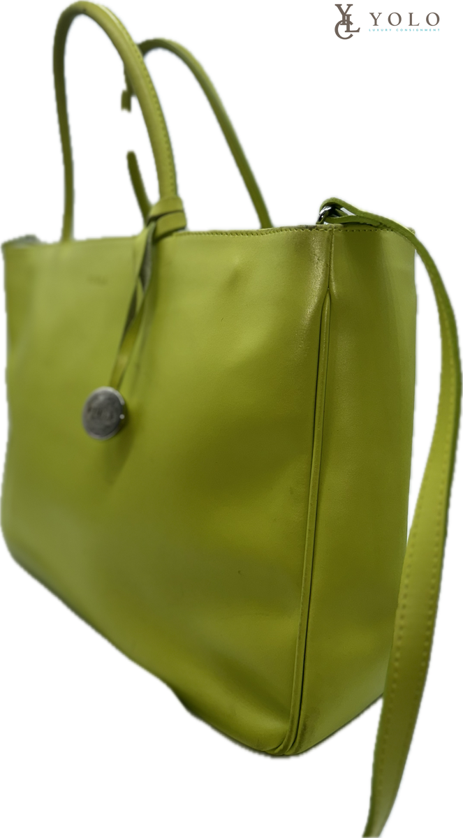 Furla lime green bag clearance