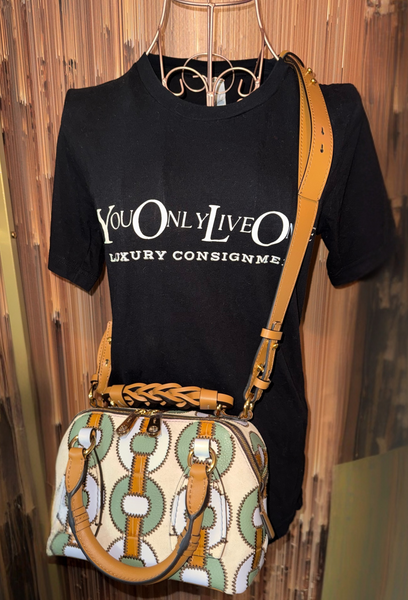 Chloe Suede Daria 2-Way Braided Shoulder Crossbody