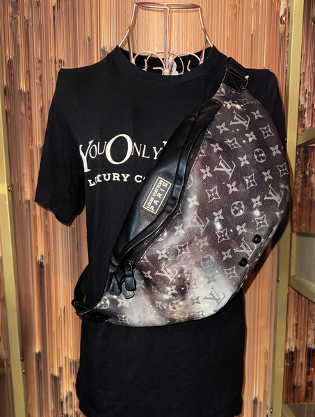 Louis Vuitton Limited Edition Black Monogram Discovery Galaxy BumBag