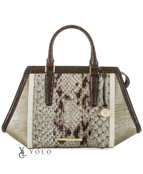Brahmin Leather Carlisle Arden Satchel