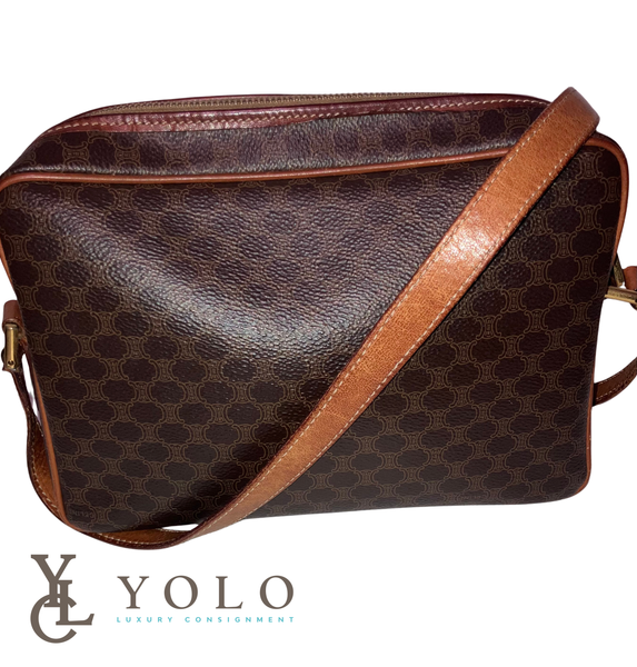 Celine Macadam Vintage Shoulder Bag