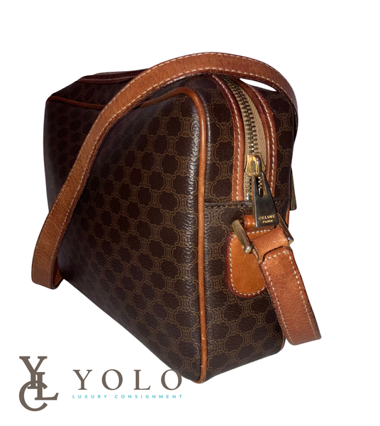 Celine Macadam Vintage Shoulder Bag