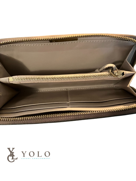 Chloe Leather Pink Zip-Around Long Wallet