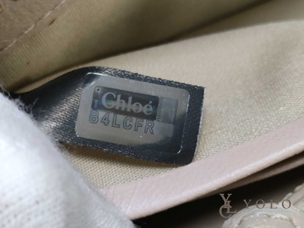 Chloe Leather Pink Zip-Around Long Wallet