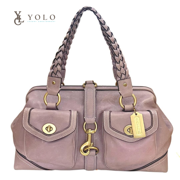 Coach Leather Daphne Legacy Doctor Satchel