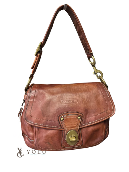 Coach Leather Legacy Ali Whiskey Hobo