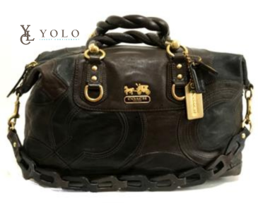 Coach Leather Madison Inlaid Op Art Sabrina Satchel