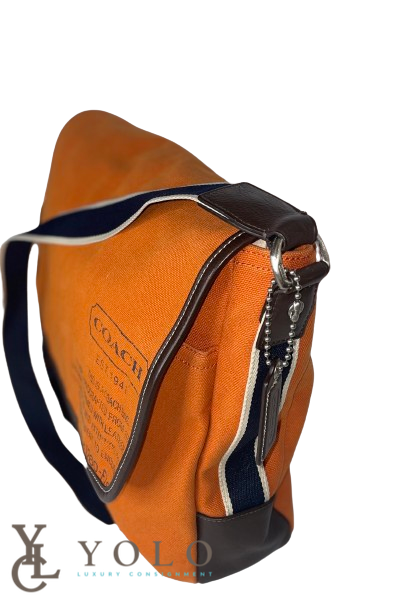 Coach | Canvas Heritage Web Messenger Bag | YOLO Luxury Consignment