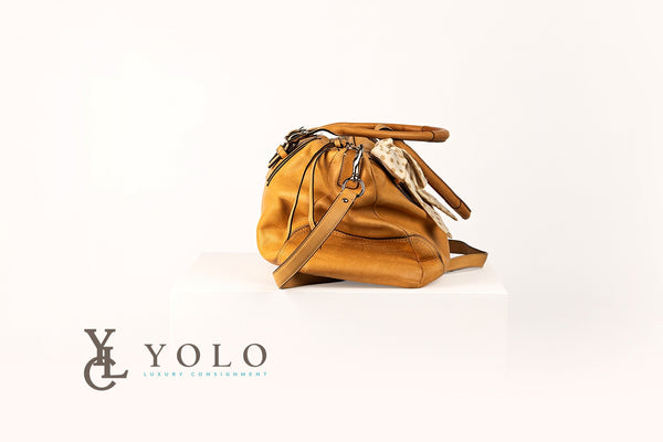 Coach Leather Hamilton Satchel 2-Way Bag