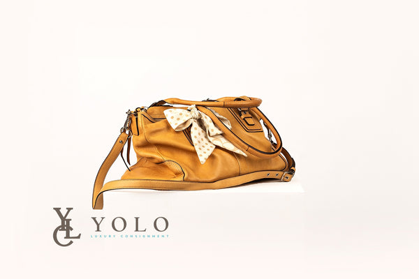 Coach Leather Hamilton Satchel 2-Way Bag