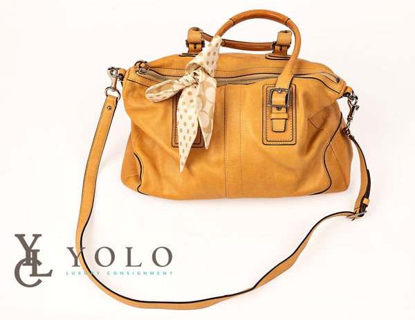 Coach Leather Hamilton Satchel 2-Way Bag