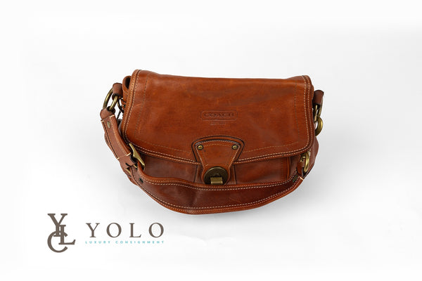 Coach Leather Legacy Ali Whiskey Hobo
