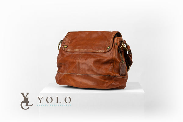 Coach Leather Legacy Ali Whiskey Hobo