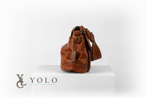 Coach Leather Legacy Ali Whiskey Hobo