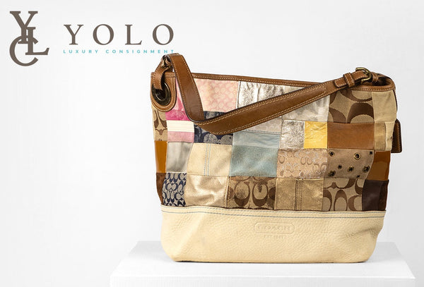 Coach Signature Patchwork Tote Bag