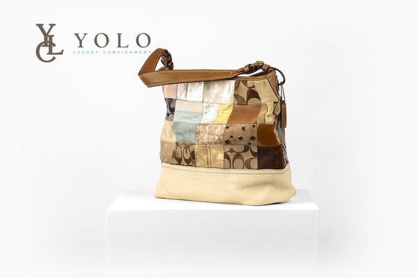 Coach Signature Patchwork Tote Bag