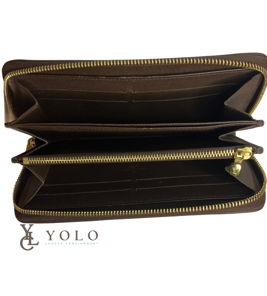 Louis Vuitton Damier Ebene Zippy Continental Wallet