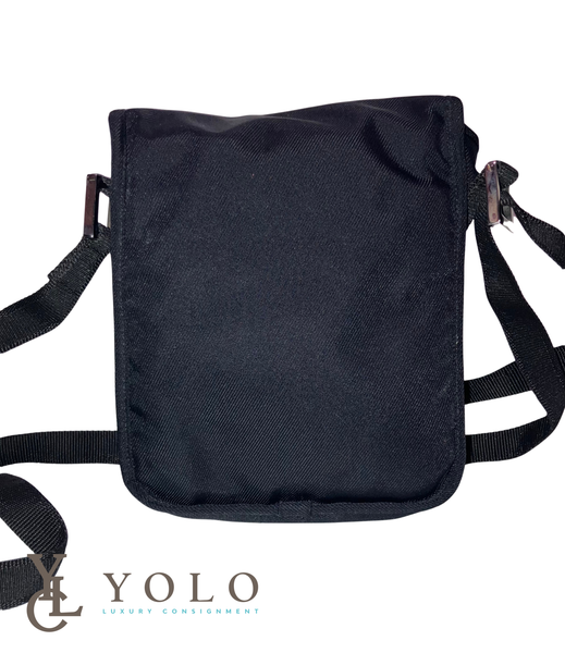 Fendi Vintage Nylon Black Crossbody Bag