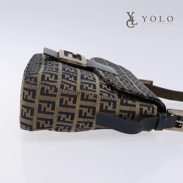 Fendi Zucchino Mini Mama Baguette Bag