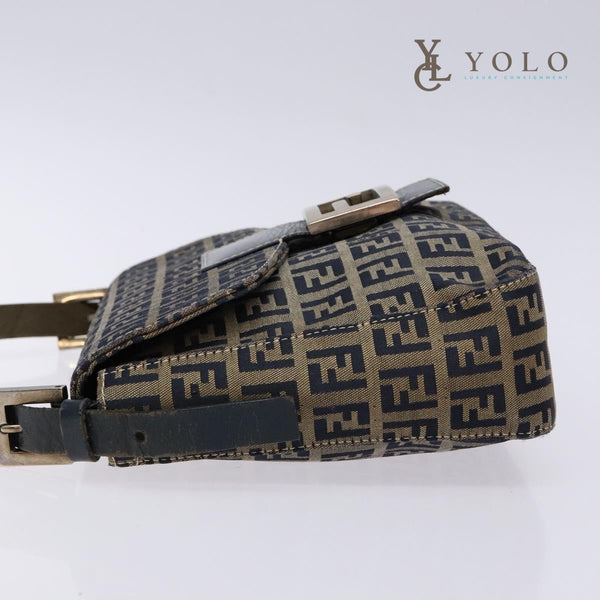 Fendi Zucchino Mini Mama Baguette Bag