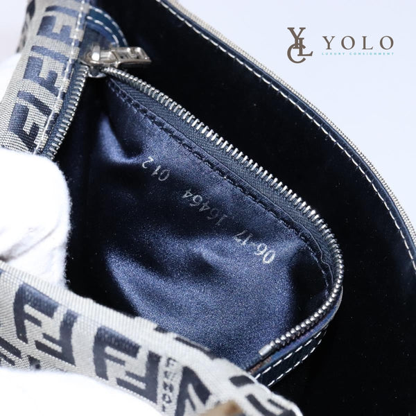 Fendi Zucchino Mini Mama Baguette Bag