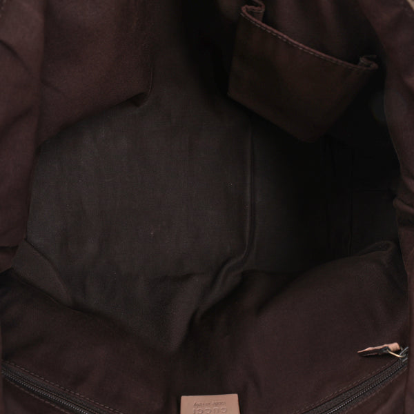 Gucci GG Canvas Abbey Top Zip Tote