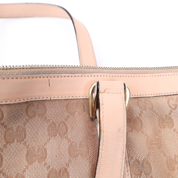 Gucci GG Canvas Abbey Top Zip Tote