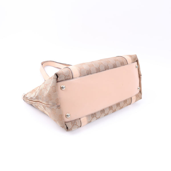 Gucci GG Canvas Abbey Top Zip Tote