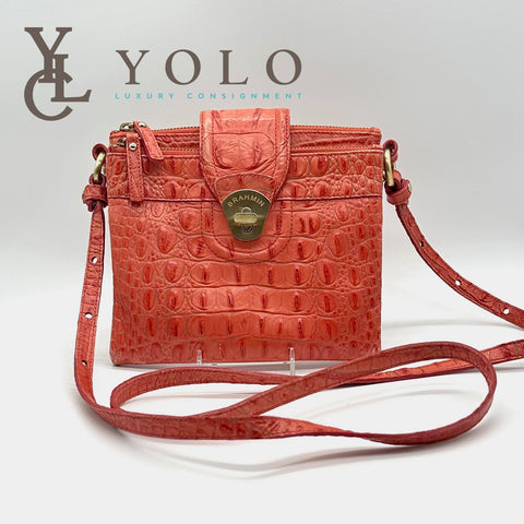 Brahmin Leather Melbourne Manhattan Crossbody Bag