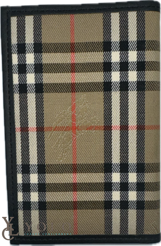 Burberry Nova Check Mini 5 Ring Agenda Planner YOLO YOLO Luxury Consignment