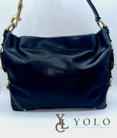 Coach Leather Carly Hobo Bag