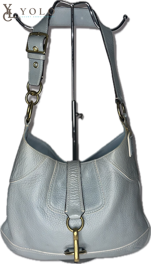 Coach Leather Hamptons Hobo Shoulder Bag YOLO Luxury Consignment