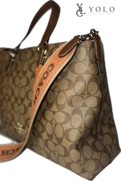 Coach Signature Logan Carryall Tote