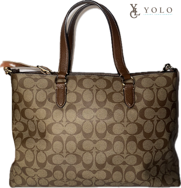 Coach Signature Logan Carryall Tote