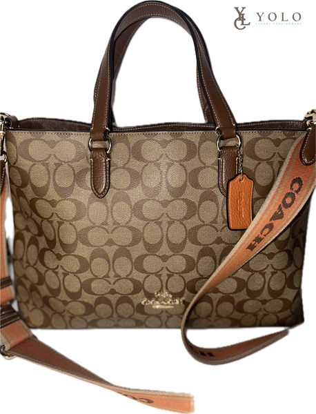 Coach Signature Logan Carryall Tote