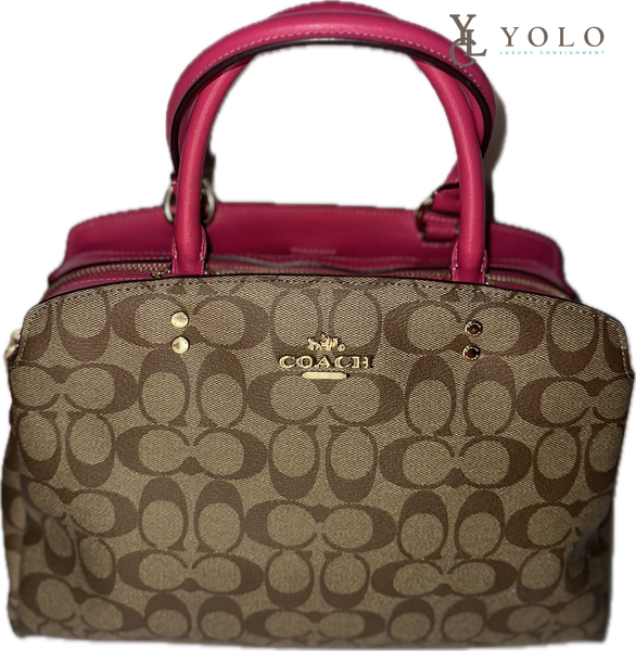 Coach Signature Lillie Carryall Tote