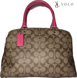Coach Signature Lillie Carryall Tote