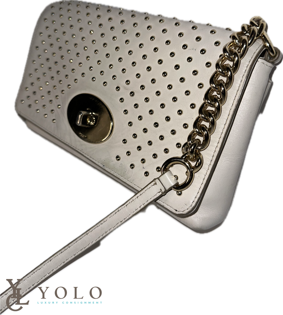 Coach Leather Studded Bleecker Penny Crossbody Luxury Consignment YOLO Luxury Consignment