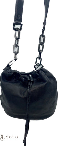 Tory Burch Leather Drawstring Crossbody Bag