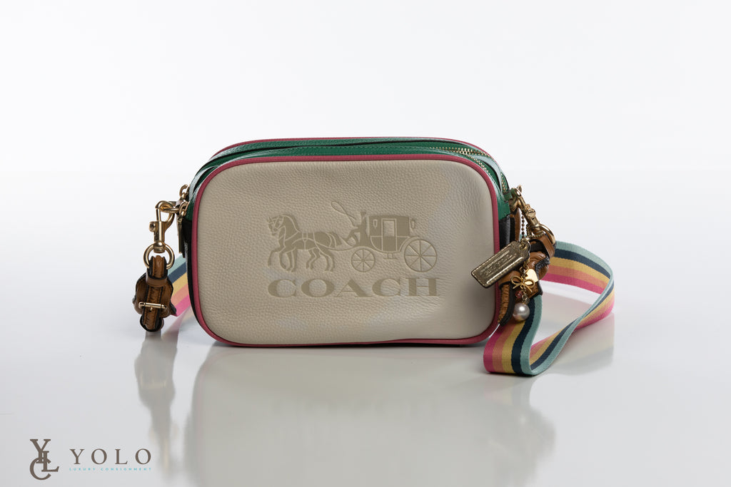 Authentic Preloved Coach Leather Jes Crossbody Bag