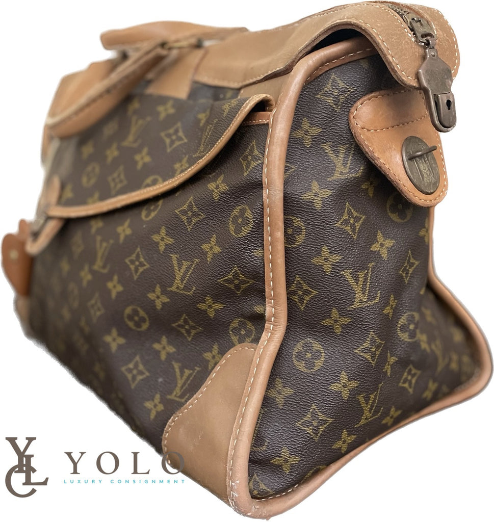 Authentic Preloved Louis Vuitton French Company Vintage Weekender Bag –  YOLO Luxury Consignment