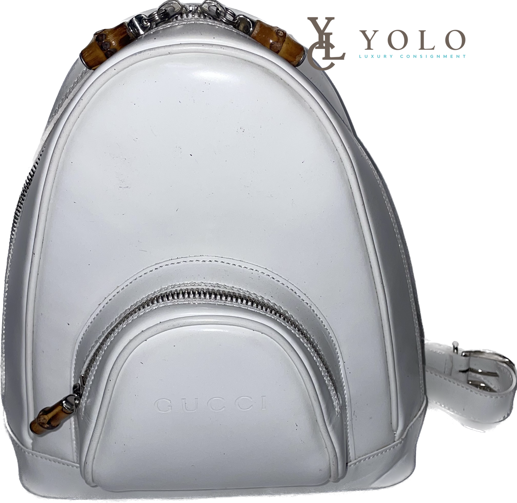 Gucci top sling backpack