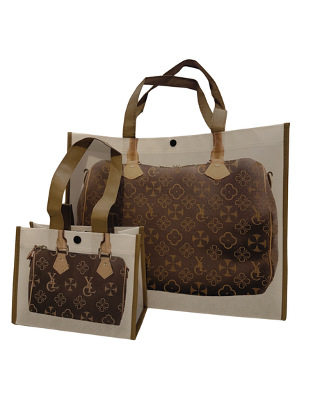matching reusable tote bag set for travel, errands, gifting, and everyday carry