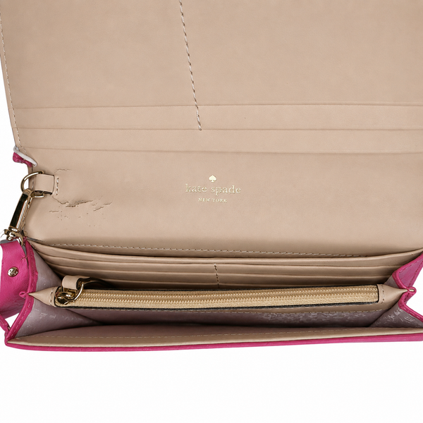 Kate Spade Leather Linney Perri Lane Wristlet Wallet
