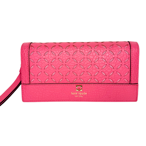 Kate Spade Leather Linney Perri Lane Wristlet Wallet