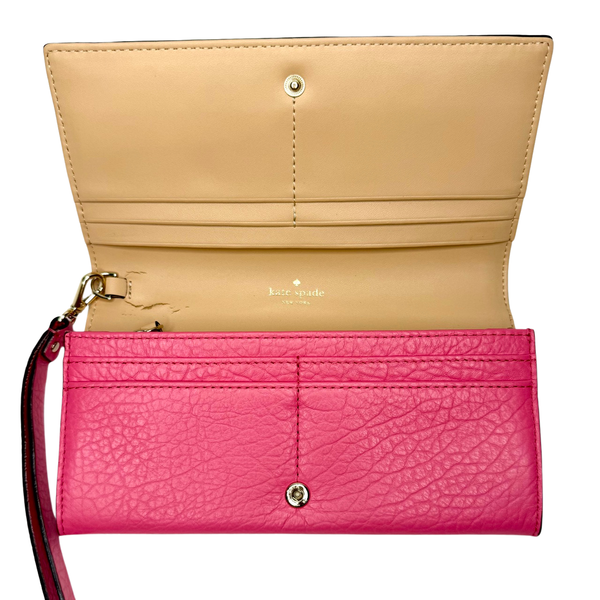 Kate Spade Leather Linney Perri Lane Wristlet Wallet
