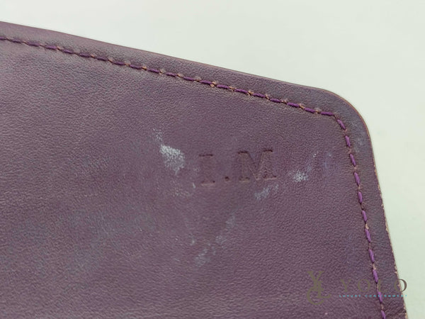 Louis Vuitton Burgundy Vernis Leather Portefeuille Sarah Wallet